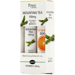 Power of Health Mountain Tea stevia 20 eff + Vitamin C 500 20 eff