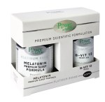 Power Of Nature Platinum Range Melatonin Premium Sleep Formula 30 κάψουλες Συμπλήρωμα για τον Ύπνο & B-Vit 12 1000μg 20 ταμπλέτες
