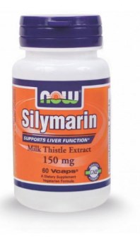Now Foods Milk Thistle/Silymarin 150mg 60 Vcaps