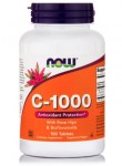 Now Vitamin C-1000 With Rose Hips + Bioflavonoids 100tabs