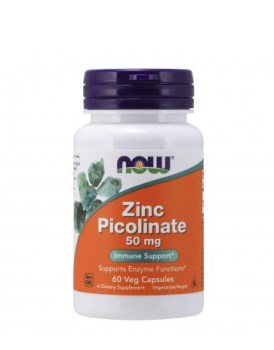 Now ZINC PICOLINATE 50MG 60 CAPS