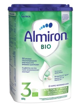 Nutricia Almiron Bio 3 Βιολογικό Γάλα σε Σκόνη 12m+, 800gr