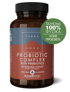 Terranova Probiotic Complex with Prebiotics, 100 veg.caps