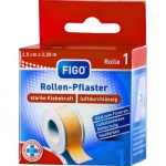 Figo Αυτοκόλλητη Επιδεσμική Ταινία 1Τμχ 2.5cmx2.5m