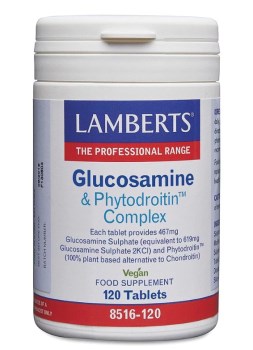 Lamberts Glucosamine & Phytodroitin Complex Συμπλήρωμα για την Υγεία των Αρθρώσεων, 120 ταμπλέτες