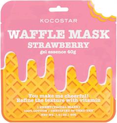 Kocostar Waffle Face Mask Strawberry – Μάσκα Προσώπου με Άρωμα Φράουλα