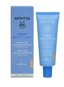 Apivita Aqua Beelicious Κρέμα Ενυδάτωσης Με Χρώμα Spf30 40ml