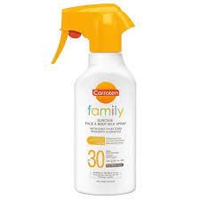 Carroten Family Suncare Face & Body Milk Spray SPF30 Αντηλιακό Γαλάκτωμα Προσώπου & Σώματος, 270ml