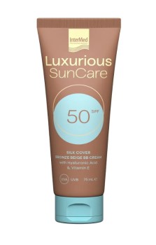 Intermed Luxurious Silk Cover Bronze Beige SPF50 Υψηλή Αντιηλιακή Προστασία Προσώπου με Ήπια Καλυπτικότητα, 75ml