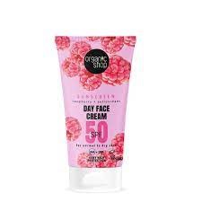Natura Siberica Organic Shop Rasberry Αντηλιακή Κρέμα Προσώπου Κανονική-Ξηρή Επιδερμίδα SPF50 50ml