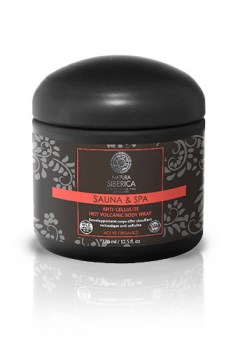 Natura Siberica SAUNA & SPA Hot Volcanic Body Wrap, κατά της Κυτταρίτιδας, 370ml