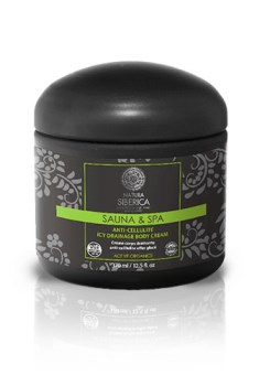 Natura Siberica SAUNA & SPA Icy Drainage Body Cream Παγωμένη Κρέμα κατά της κυτταρίτιδας 370ml
