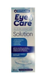SYFALINE Syfaline Eye Care Solution-Υγρό Φακών Επαφής, 360ml