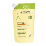 A-DERMA Exomega Control Emollient Shower Oil Refill Ανταλλακτικό Λάδι Καθαρισμού για Ατοπικό Δέρμα, 500ml