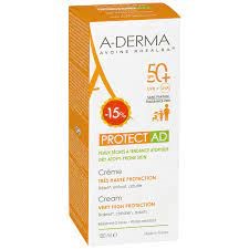 A-Derma Promo Protect AD Sunscreen Cream for Face & Body Spf50+, 150ml (-15%)
