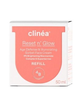 Clinea Reset N' Glow Refill Κρέμα Προσώπου για Αντιγήρανση & Λάμψη 50ml