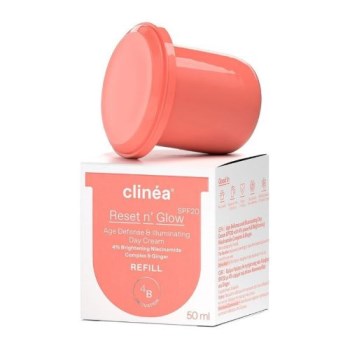Clinea Reset n' Glow Refill Κρέμα Προσώπου Ημέρας με SPF20 για Αντιγήρανση & Λάμψη 50ml