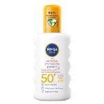Nivea Sun Sensitive Immediate Protect Sun Spray SPF50 Αντιηλιακό Σπρέι, 200ml