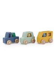 Trixie WOODEN ANIMAL CAR SET