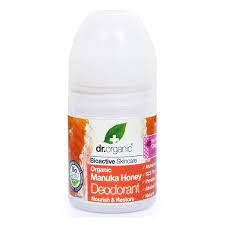 Dr.Organic Manuka Honey Deodorant Αποσμητικό Roll-On, 50ml