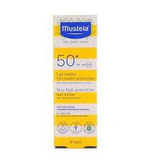 Mustela Very High Protection Sun Lotion SPF50+ 40ml – Αντηλιακό Γαλάκτωμα για Μωρά, Παιδιά & Οικογένεια