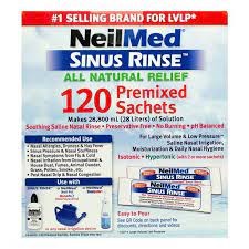 Neilmed Sinus Rinse Ανταλλακτικά Συσκευής Ρινικής Πλύσης 120 Φακελίσκοι