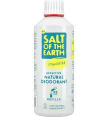 Salt of The Earth Unscented Natural Deodorant Refill 500ml - Vegan