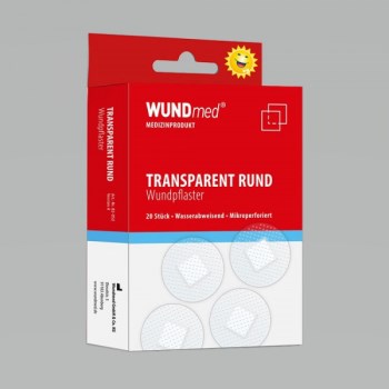 Wundmed wound plaster transparent round 20 pieces