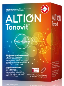 Altion Tonovit Multivitamin Ολοκληρωμένο Πολυβιταμινούχο Συμπλήρωμα Διατροφής, 40caps