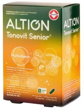 Altion Tonovit Senior Multivitamin 40 Caps 1306201815412 5600767644179