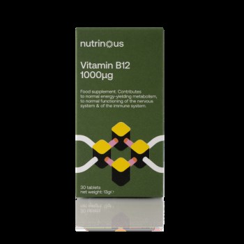 Nutrinous Vitamin B12 1000mg 30 Δισκία