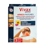 Vivax Pharmaceuticals Arnica Patches Επιθέματα Με Άρνικα & Ιτιά Για Πόνους Αρθρώσεων & Μυων 3 Τεμάχια