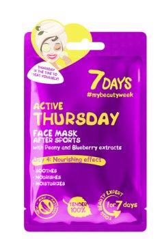 7DAYS Active Thursday Sheet Mask 28g