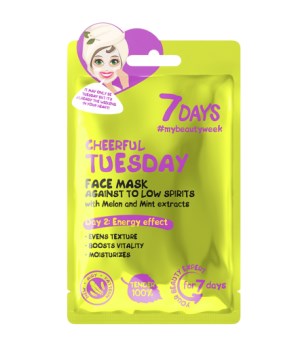 7DAYS Cheerful Tuesday Sheet Mask 28g