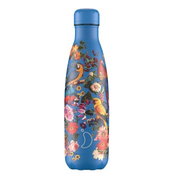 Chilly's Μπουκάλι Θερμός 500ml Bottle Tropical Parrot Blooms