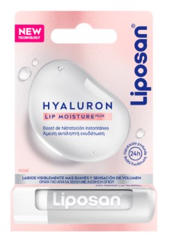 Liposan Hyaluron Lip Moisture Plus Rose για Ενυδατωμένα & Σαρκώδη Χείλη, 5,2g