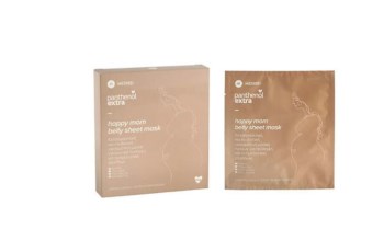 Medisei Panthenol Extra Happy Mom Belly Καταπραϋντική & Eνυδατική Μάσκα Κοιλιάς, 4τμχ