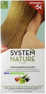 Sant Angelica System Nature φυσική βαφή 9 Ξανθό Πολύ Ανοιχτό