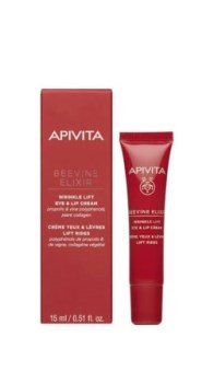 Apivita Beevine Elixir Αντιρυτιδική Κρέμα Lifting Για Μάτια & Χείλη Με Σύμπλοκο Prοpolift & Φυτικό Κολλαγόνο, 15ml