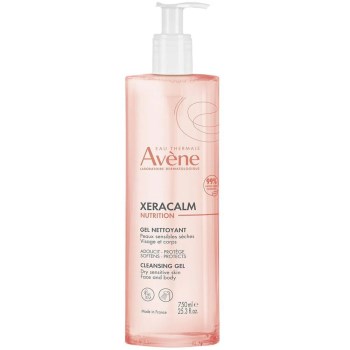 Avene XeraCalm Nutrition Cleansing Gel 750ml - Τζελ Καθαρισμού Για Πρόσωπο & Σώμα