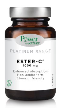 Power Of Nature Platinum Range Ester-C 1000mg 30 ταμπλέτες
