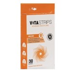Vitastrips Immune Συμπλήρωμα Διατροφής για το Ανοσοποιητικό με Φυσική Γεύση Πορτοκάλι 30 τμχ