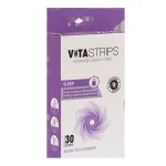 Vitastrips Sleep Συμπλήρωμα Διατροφής για τον Ύπνο με Φυσική Γεύση Κράνμπερι 30 τμχ