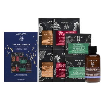 Apivita Promo Bee Party-Ready Express Masks & Mini Cleansing Foam 75ml