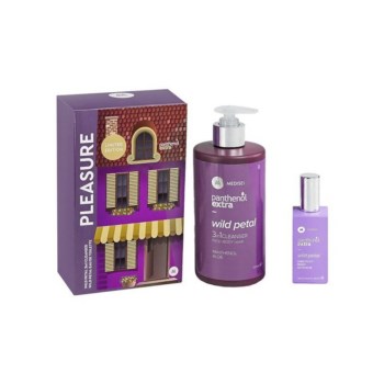 Panthenol Extra PROMO PACK Limited Edition Pleasure Wild Petal 3 In 1 Γυναικείο Αφρόλουτρο-Σαμπουάν 500ml & Wild Petal Άρωμα 50ml.