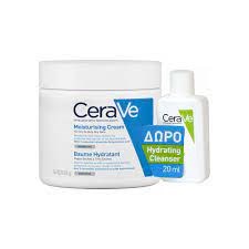 CeraVe Moisturising Cream 454gr & Δώρο CeraVe Hydrating Cleanser 20ml