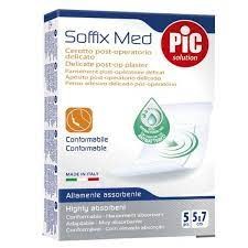 Pic Solution Soffix Med Αυτοκόλλητες Γάζες 5cm X 7cm 5τμχ