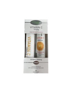 Power of Nature Vitamin C 1000mg eff.20 tabs + Ester-C 1000mg eff.20 tabs Δώρο
