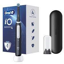 Oral-B iO Series 4 Black Ηλεκτρική Οδοντόβουρτσα Μαύρη, 1τεμ