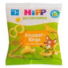 Hipp Παιδικά Τραγανά Τυροδαχτυλίδια 1-3 Ετών, 25gr